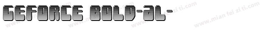 GeForce Bold-Al字体转换